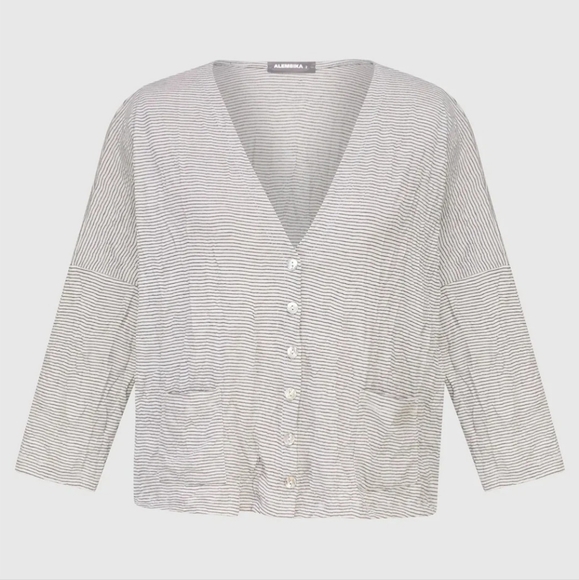 Alembika Linea Crinkle Crop Cardy - Picture 1 of 10